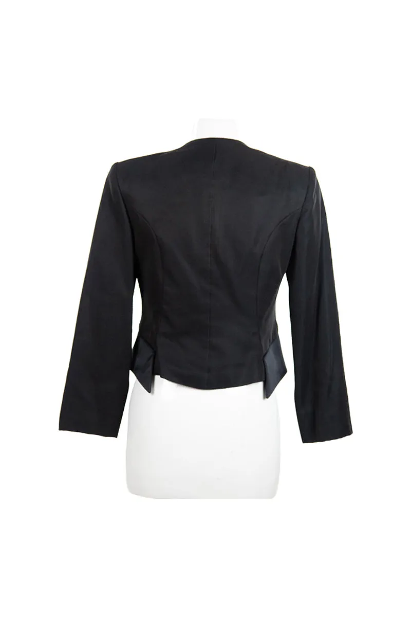 Black Asymmetrical Blazer