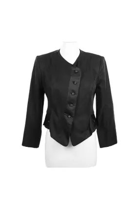 Black Asymmetrical Blazer