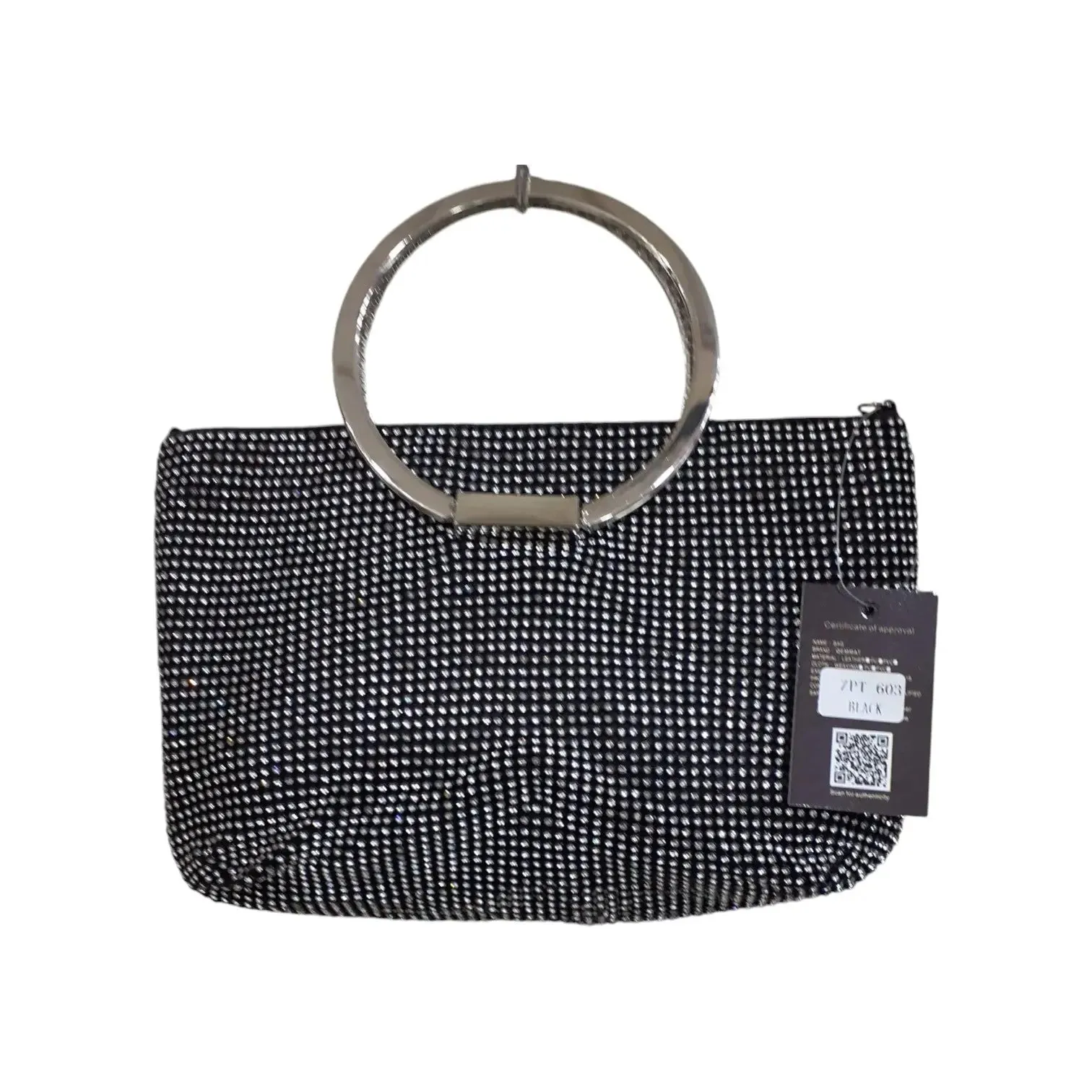 Crystal-Embellished Clutch