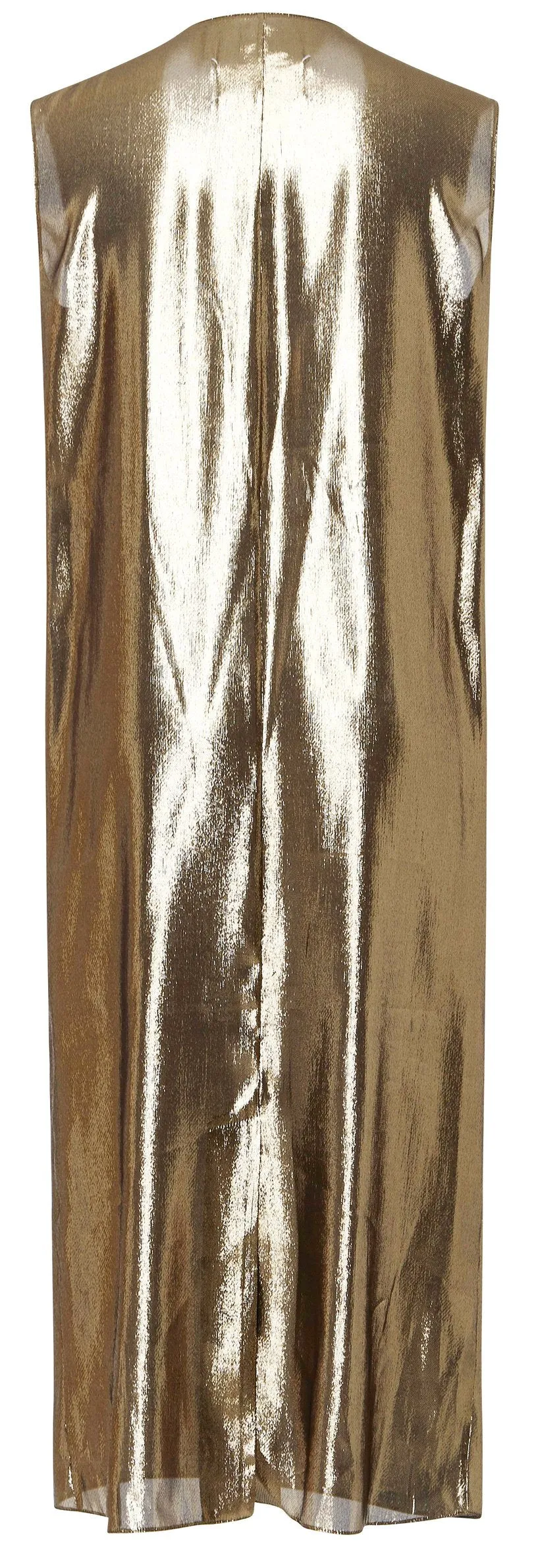Embellished Metallic Dress