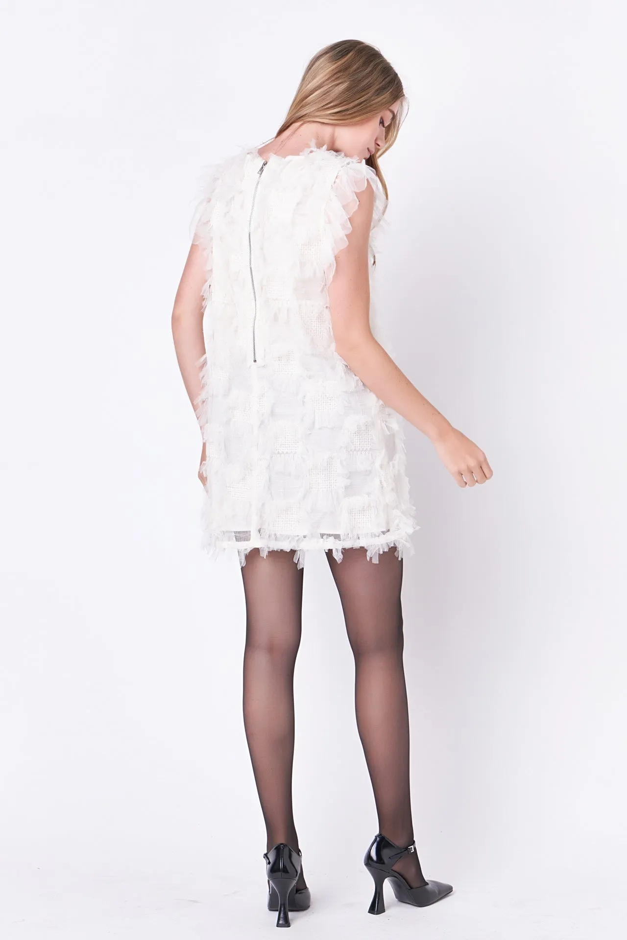Embellished Mini Dress