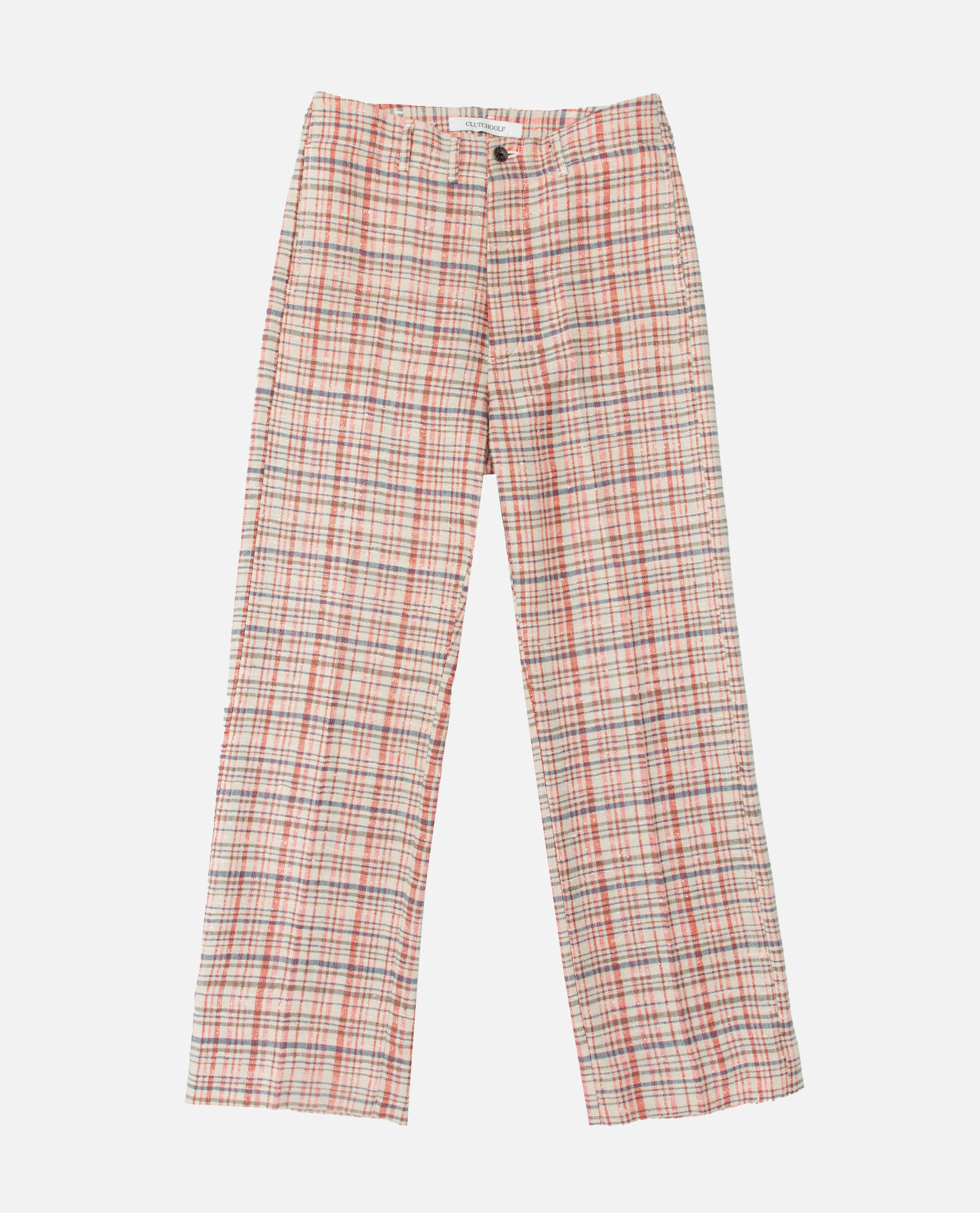 Silk Check Pants