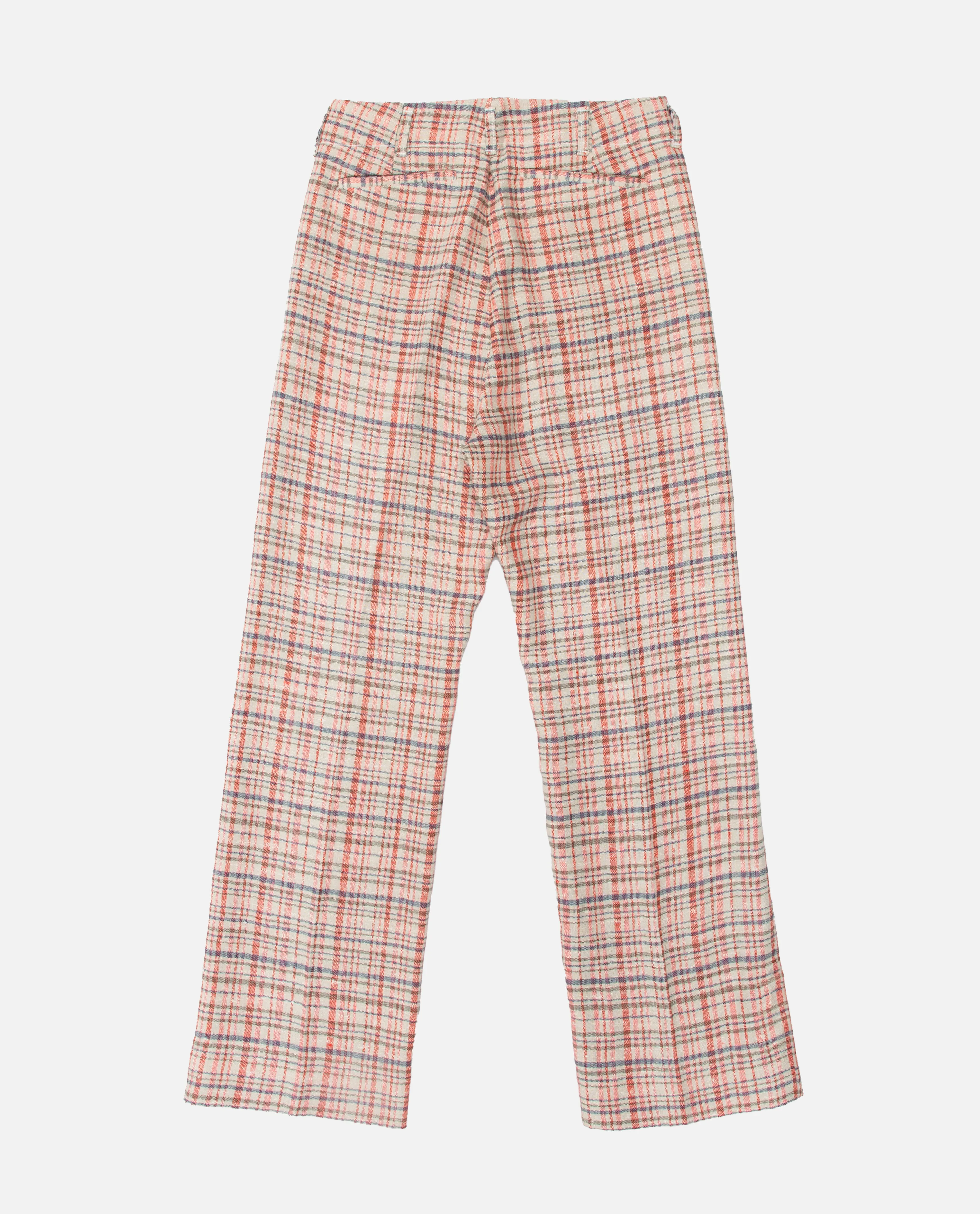 Silk Check Pants